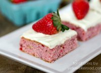 Cream cheese frosting recipe for strawberry cake