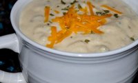 Creamy potato soup with dumplings recipe
