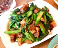 Crispy pork belly chinese broccoli recipe
