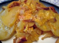 Crock pot scalloped potato recipe with bacon