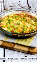 Crust free low-carb quiche lorraine recipe