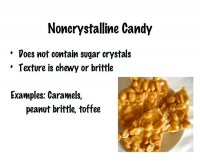 Crystalline vs non crystalline candy recipe