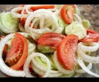 Cucumber salad recipe vinegar tomato