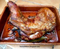 Cuello de cordero asado recipe