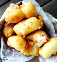Deep fried cheese curd recipe