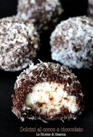 Dolcetti al cocco con panna recipe