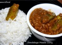 Dondakaya masala for chapati recipe