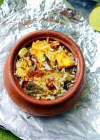 Dum biryani in clay pot recipe