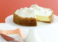 Easy lemon meringue pie recipe with biscuit base cheesecake