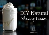 Easy natural shaving cream recipe