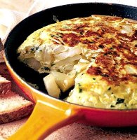 Easy simple spanish omelette recipe