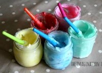 Edible finger paint recipe cornstarch