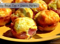 Egg cheese and bacon muffin recipe