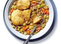 Flatbread recipe with cornmeal dumplings