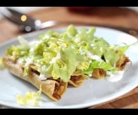 Flautas mexicanas de papa recipe