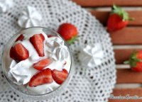 Fresas con crema recipe lechera lala