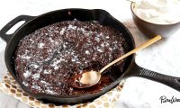 Frying pan chocolate cake recipe