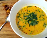Ginger and garlic soup recipe