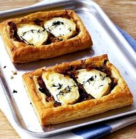 Goats cheese red onion tartlet recipe
