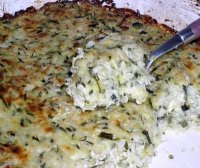 Gratin de courgette cremeux recipe