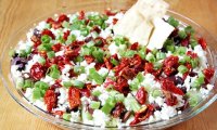 Greek 7-layer mediterranean dip recipe