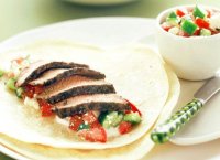 Greek lamb souvlaki wrap recipe