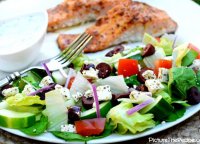 Greek salad recipe tzatziki sauce