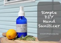 Green hand sanitizer recipe using witch