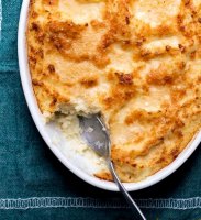 Gruyere potatoes au gratin epicurious recipe