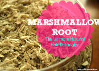 Hair detangler recipe marshmallow root tea