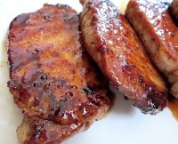 Honey glazed pork chops boneless recipe