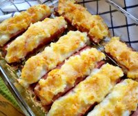Hot dogs and potatoes recipe