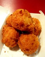 Hush puppies recipe with white cornmeal polenta