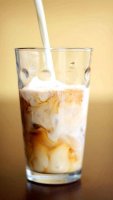 Iced mocha coffee recipe with brewed coffee