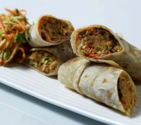 Indian food veg frankie recipe