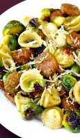Italian sausage and pesto pasta recipe