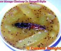 Kacha aamer chutney bengali recipe of payesh