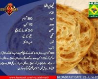 Lacha paratha by chef gulzar recipe