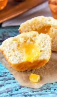 Lemon curd filled muffins recipe