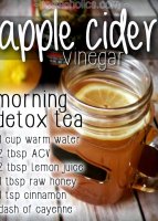 Lemon juice and apple cider vinegar detox recipe