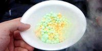 Liquid nitrogen dippin dots recipe