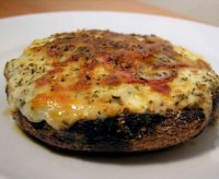 Low-carb portobello mushroom pizza recipe