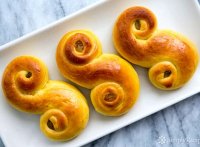 Lussekatter recipe without saffron tea