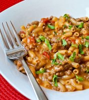 Macaroni pasta ground beef recipe