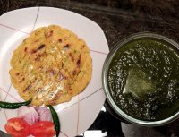Makki di roti and sarsen da saag recipe ingredients