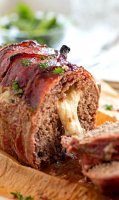Meatloaf recipe with barbecue sauce and cheese