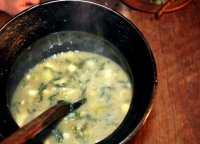 Medieval food pottage recipe with video