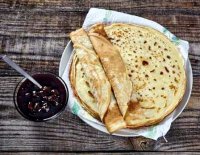Mehl zucker wasser pfannkuchen recipe