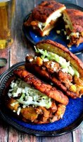 Mexican refried beans with chorizo recipe
