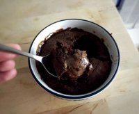 Microwave chocolate brownie recipe mug